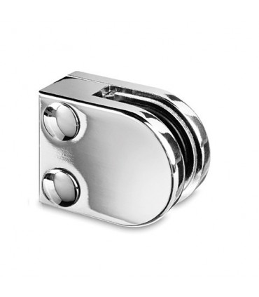 Pince à verre talon plat - modèle 20 - Zamak chromé brillant