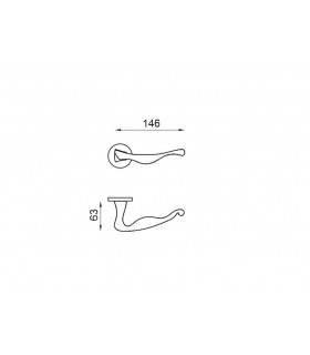 Poignée de porte ARDEA AD13 dnd Martinelli