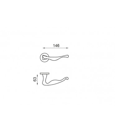 Poignée de porte ARDEA AD13 dnd Martinelli