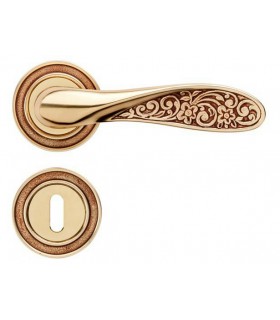 Poignée de porte FIORE 522 or Français clé L