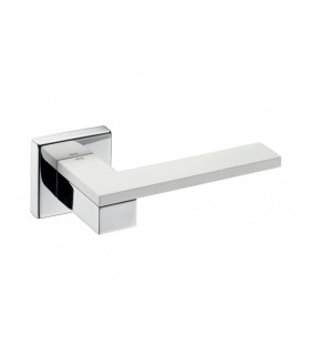 Poignée de porte ESA ES14 chrome brillant et noir