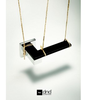 Poignée de porte ESA ES14 chrome brillant et noir