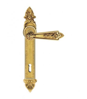 Paire de poignée sur plaque Castle 018 style Louis XIV Régence