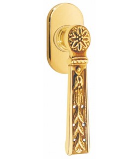 Paire de poignée sur plaque Castle 072 style Empire Paire de poignée sur plaque Castle 072 style Empire