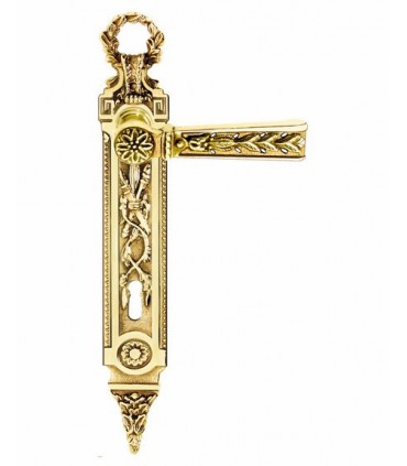 Paire de poignée sur plaque Castle 072 style Empire