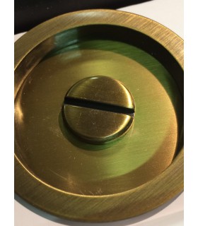 Serrure pour porte coulissante bois avec rosaces conda/déconda.