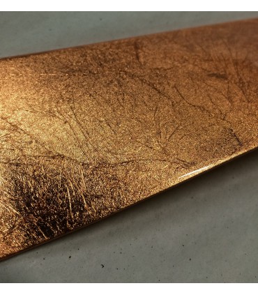 Poignée Foglia finition feuille de cuivre