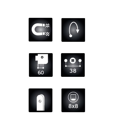 Différentes serrures magnétiques