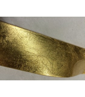 Poignée Foglia finition feuille d'or