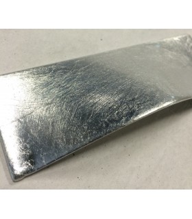 Poignée Foglia finition feuille d'argent