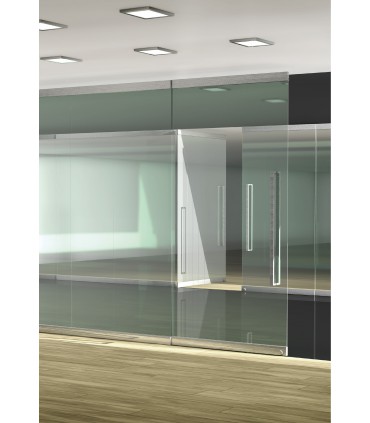 Plinthe haute et basse pour porte sécurit en verre