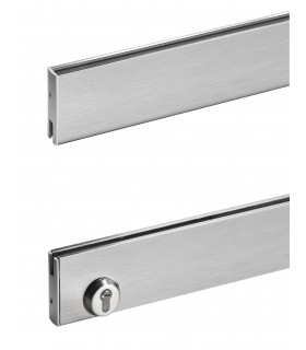 Plinthe haute et basse pour porte sécurit en verre Plinthe haute et basse pour porte sécurit en verre