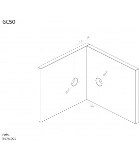 Détail des trous sur le verre Détail des trous sur le verre