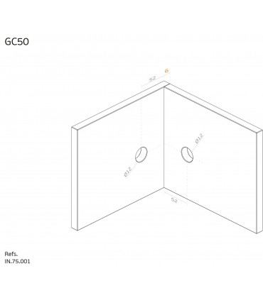 Détail des trous sur le verre