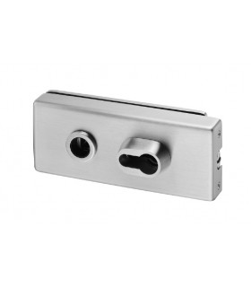 Serrure magnétique pour porte en verre ouverture avec cylindre européen