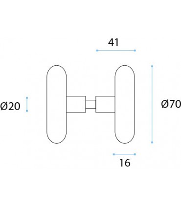 Poignée bouton galette fiche technique