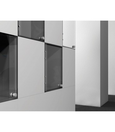 Serrure bouton à cylindre amovible