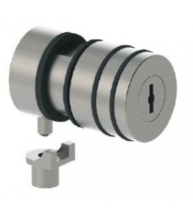 Serrure bouton à cylindre amovible Serrure bouton à cylindre amovible