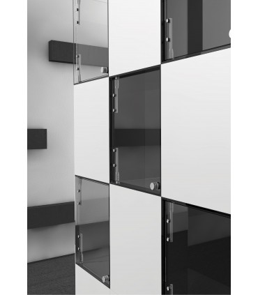 Serrure bouton à cylindre amovible