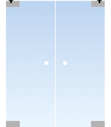 Crapaudine haute sur platine ronde 