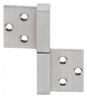 Charnière réversible série square 14 mm