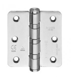 Paumelle en inox inifugé sur roulement à billes 75 x 75 mm