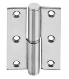 Charnière en inox 76 x 56 x 2.5 mm