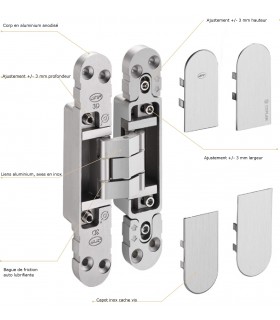Paumelle 3D ajustement COPLAN 165