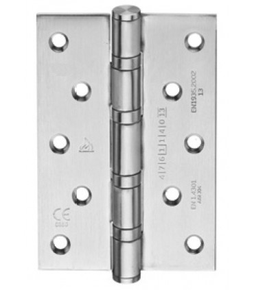 Paumelle 125X89 en inox inifugé sur roulement à billes angles vifs
