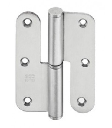 Charnière en inox 90 x 64 x 3 mm
