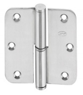 Charnière en inox 80 x 80 x 2.5 mm