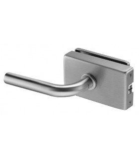 Petite serrure bec de cane à pêne magnétique pour portillon en verre