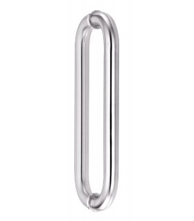 Poignée coudée inox brossé Poignée coudée inox brossé