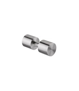 Poignée bouton cylindrique inox brossé Poignée bouton cylindrique inox brossé