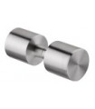 Poignée bouton cylindrique inox brossé Poignée bouton cylindrique inox brossé