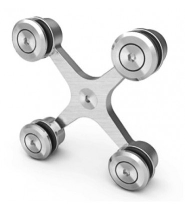 Spider 4 branches inox brossé