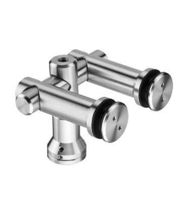 Fixation mur / verre