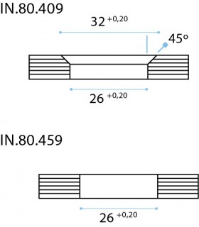 Raccord verre / verre Raccord verre / verre
