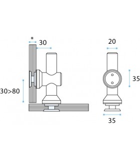 Raccord verre / verre Raccord verre / verre