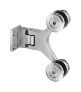 Spider charniére 2 branches inox brossé Spider charniére 2 branches inox brossé