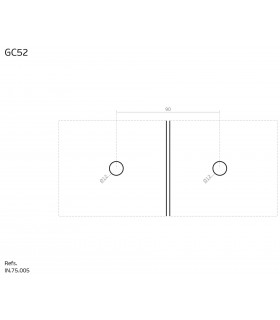 Détail des trous sur le verre Détail des trous sur le verre