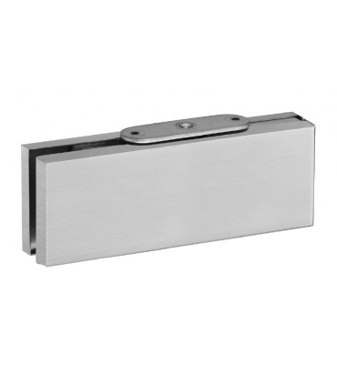 Kit penture plate pour porte double action en verre poids maxi 50 kg