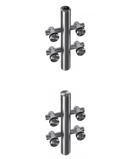 Kit penture design pour porte double action en verre poids maxi 200 kg Kit penture design pour porte double action en verre poids maxi 200 kg