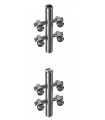 Kit penture design pour porte double action en verre poids maxi 200 kg Kit penture design pour porte double action en verre poids maxi 200 kg