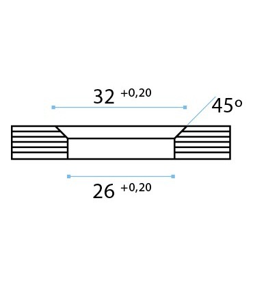 Raccord pour la fixation d'un volume en verre contre un mur