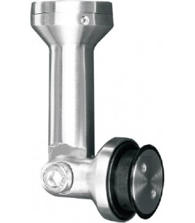 Raccord pour la fixation d'un volume en verre contre un mur