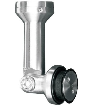 Raccord pour la fixation d'un volume en verre contre un mur