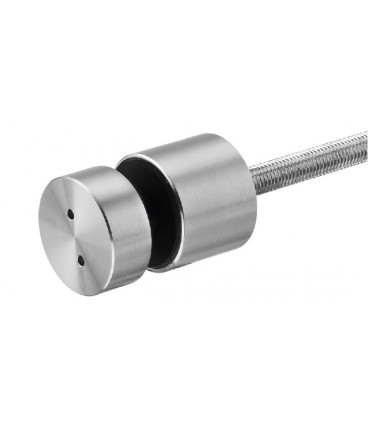 Fixation ponctuelle ronde Ø 38 mm pour garde-corps nez de dalle en verre