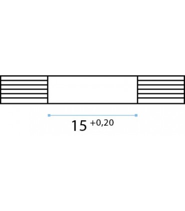 Fixation ponctuelle ronde Ø 38 mm pour garde-corps nez de dalle en verre