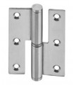 Paumelle 75 x 60 en inox angles vifs 20 kg